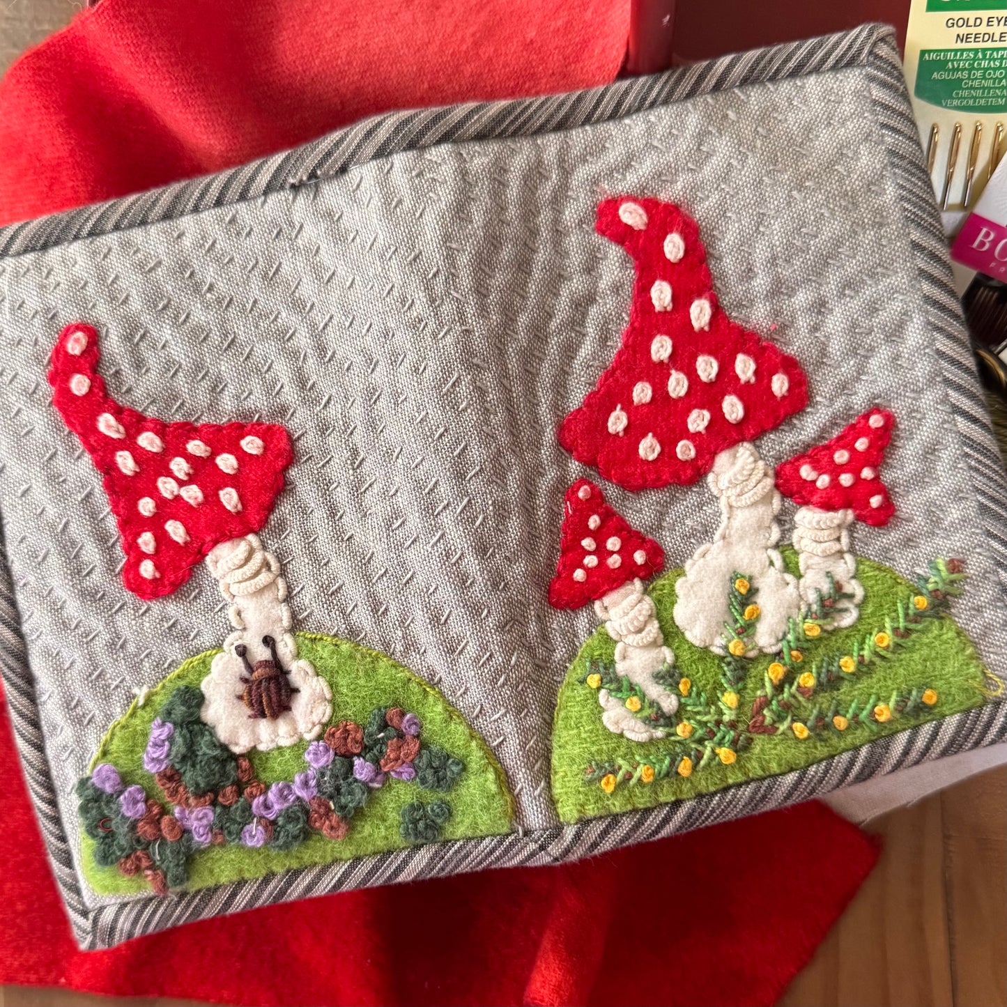 Mushroom Needle Book
