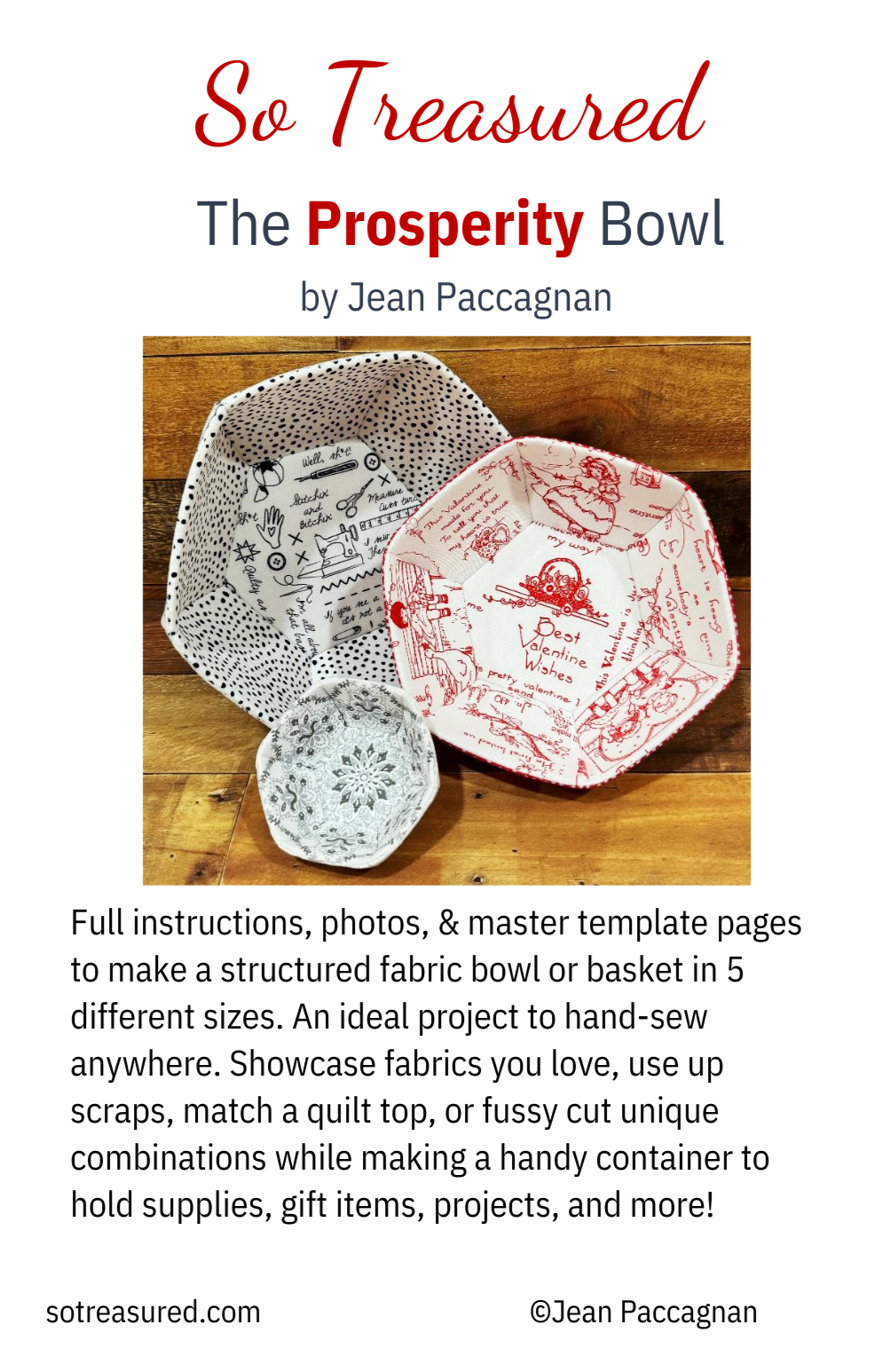 Prosperity Fabric Bowl