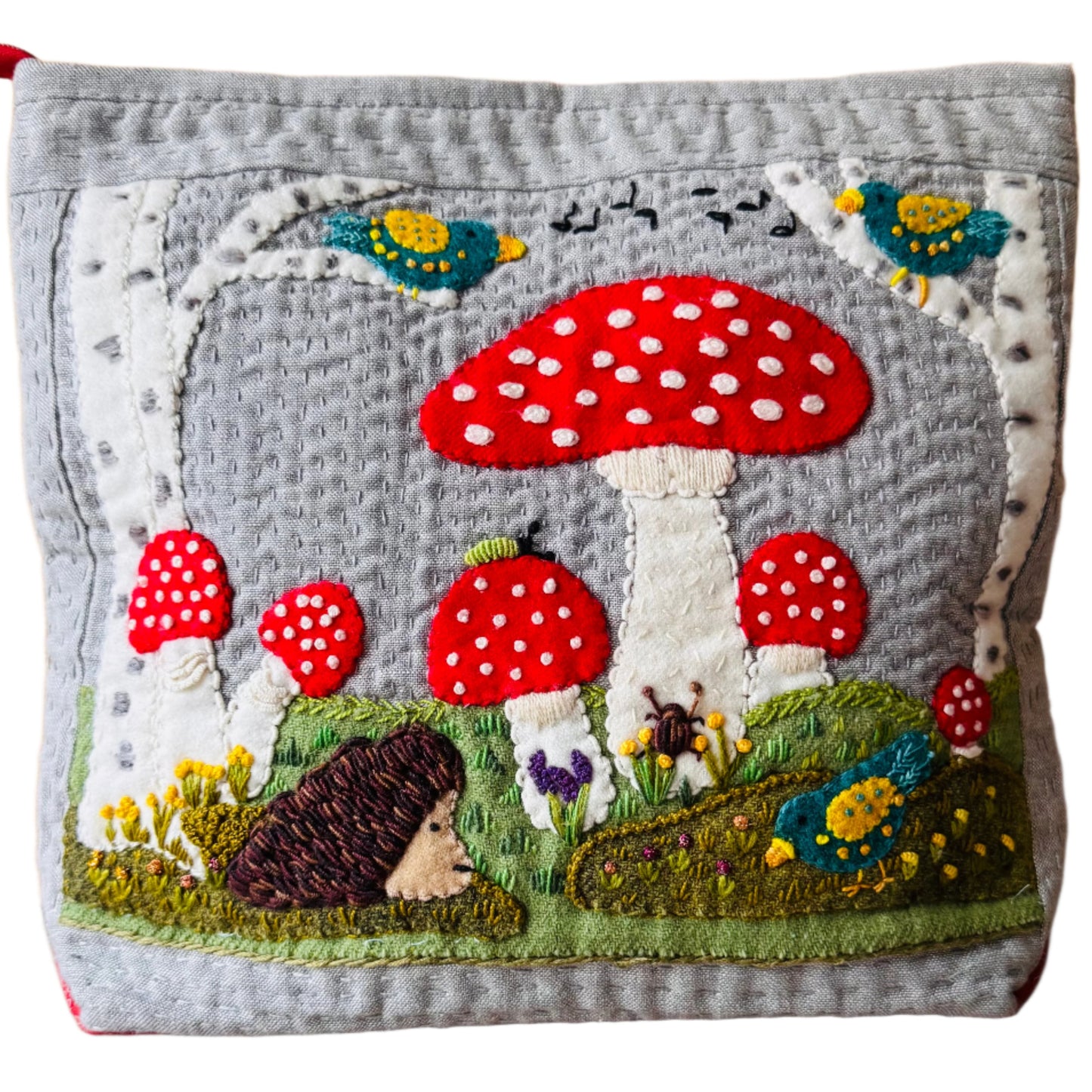 Mushroom Pouch Hedgehog