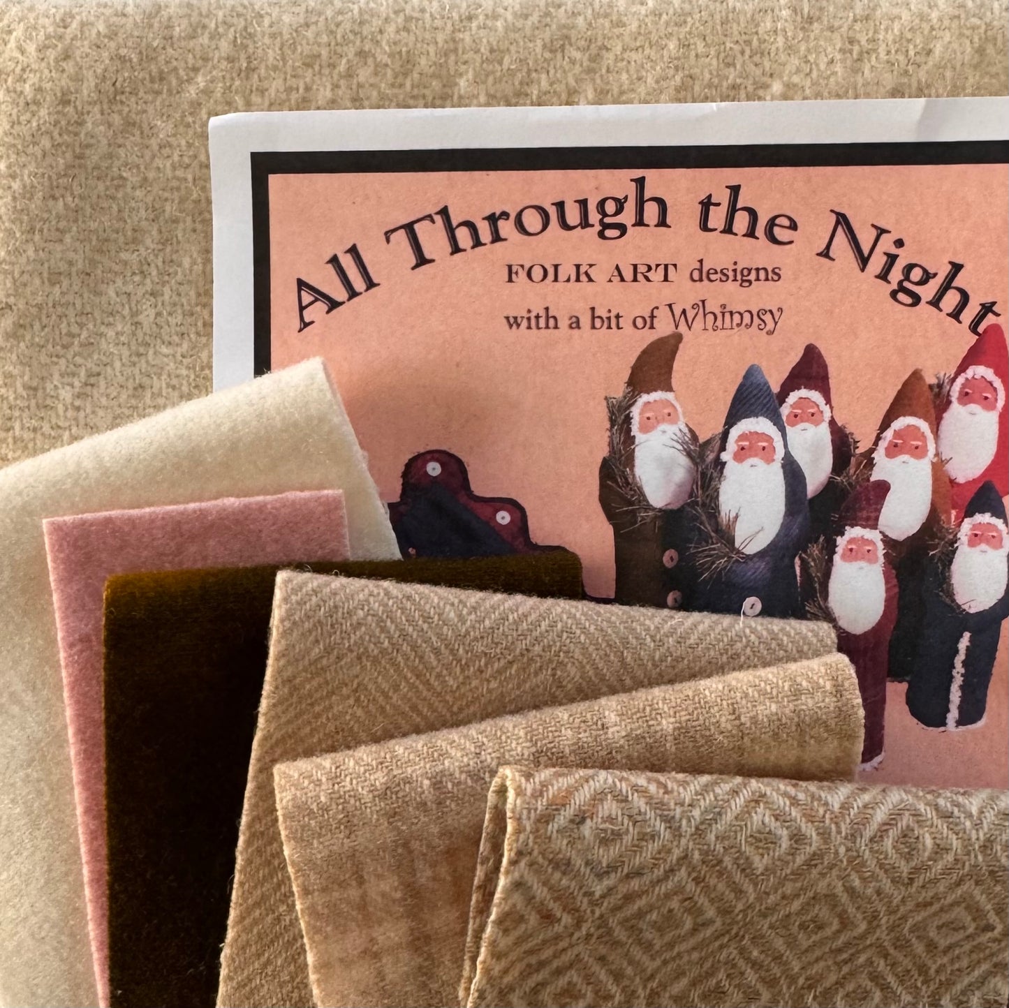 Three Santas Pillow Kit